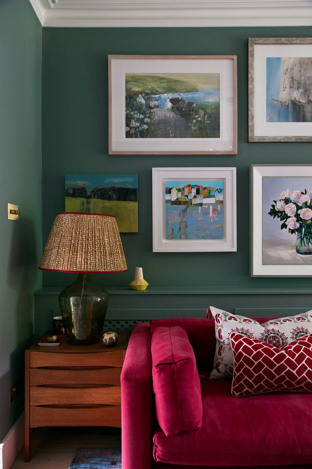 西伦敦蓝色红调活力家居设计-8