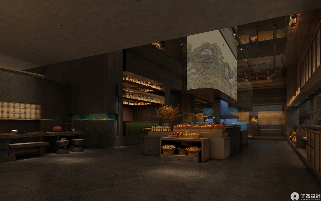 鸽子侯餐厅设计丨中国西安丨子然设计-23