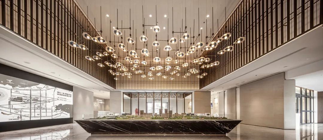 大朴设计 | 大连大华·公园世家售楼处，现代东方艺术美学空间-16