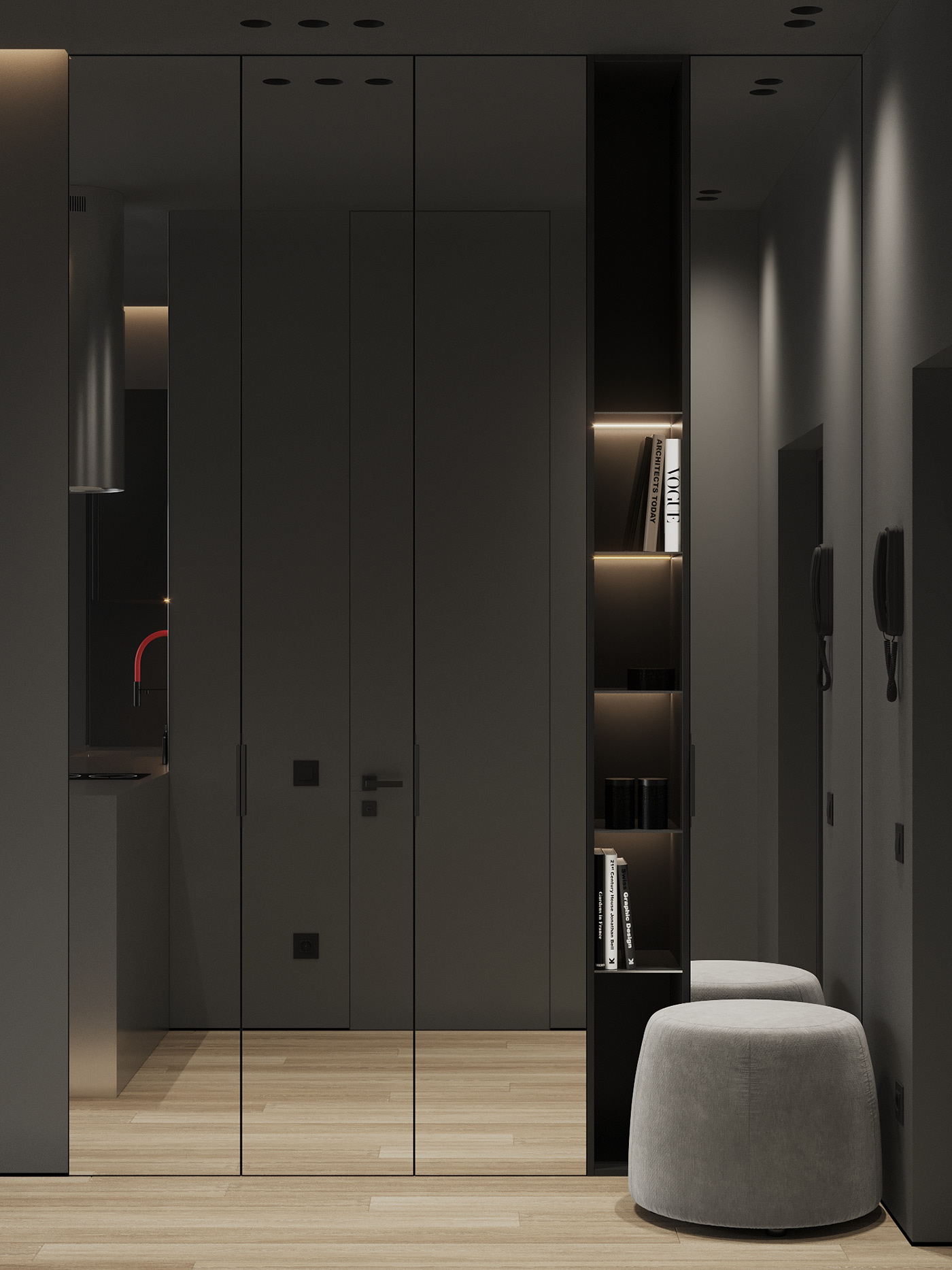 深灰色系空间设计                     -6