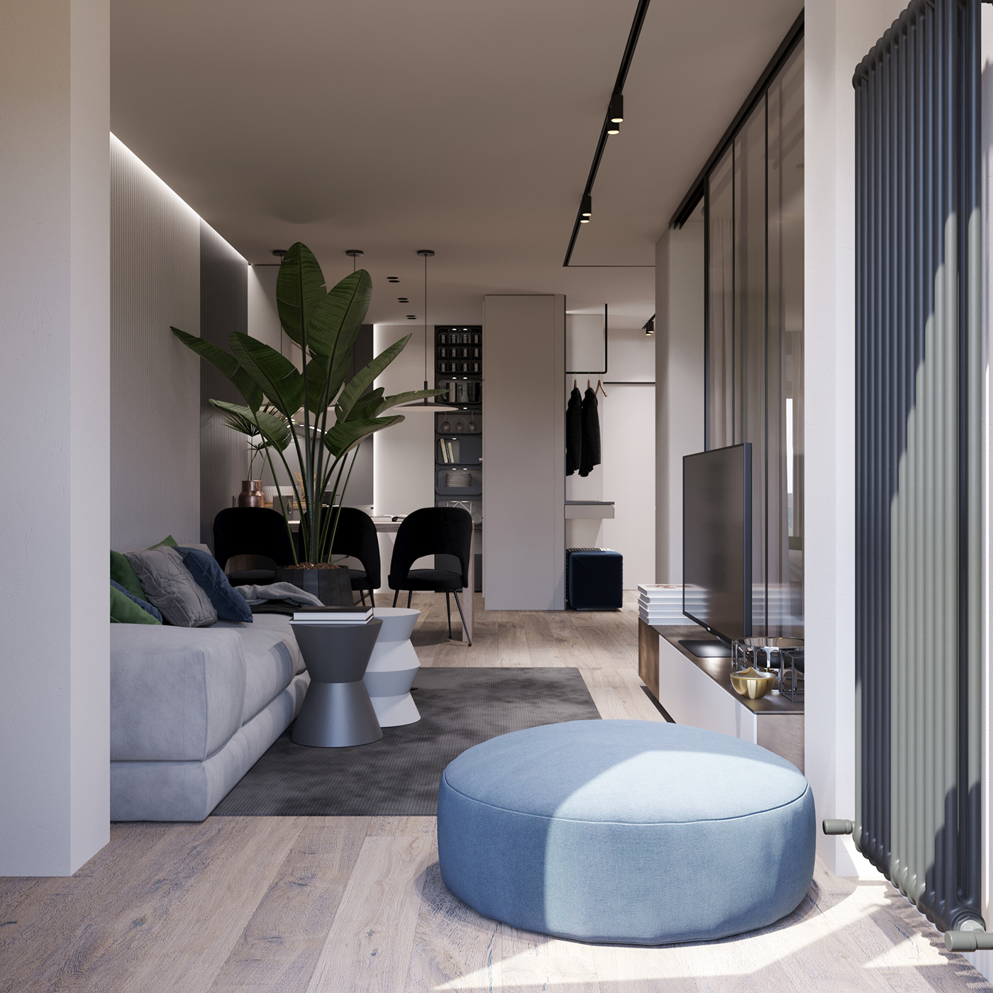 开放式 小户型一居设计-2