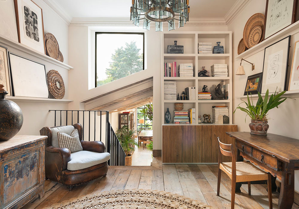 伦敦带有乡村特色的漂亮联排别墅-3