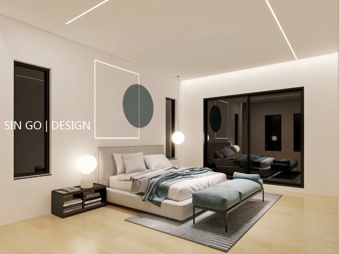 上海揽海高尔夫 540㎡极简别墅,演绎古典与现代的融合-46