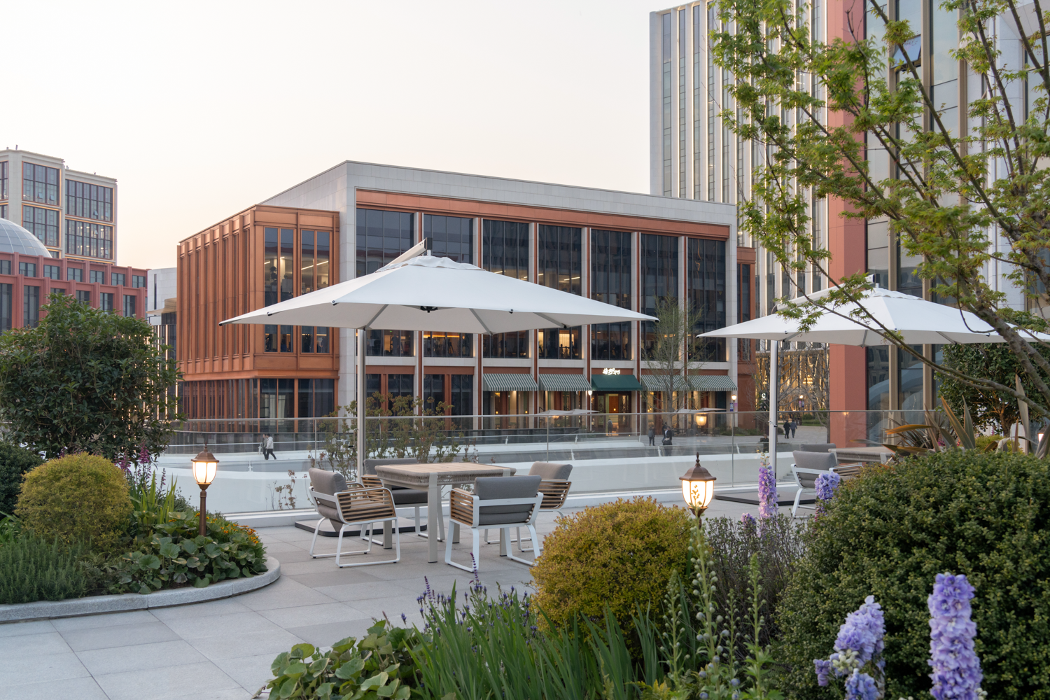 上海青浦西岑水上餐厅花园景观设计丨中国上海丨上海魏玛设计公司,华阳上海建筑公司-23