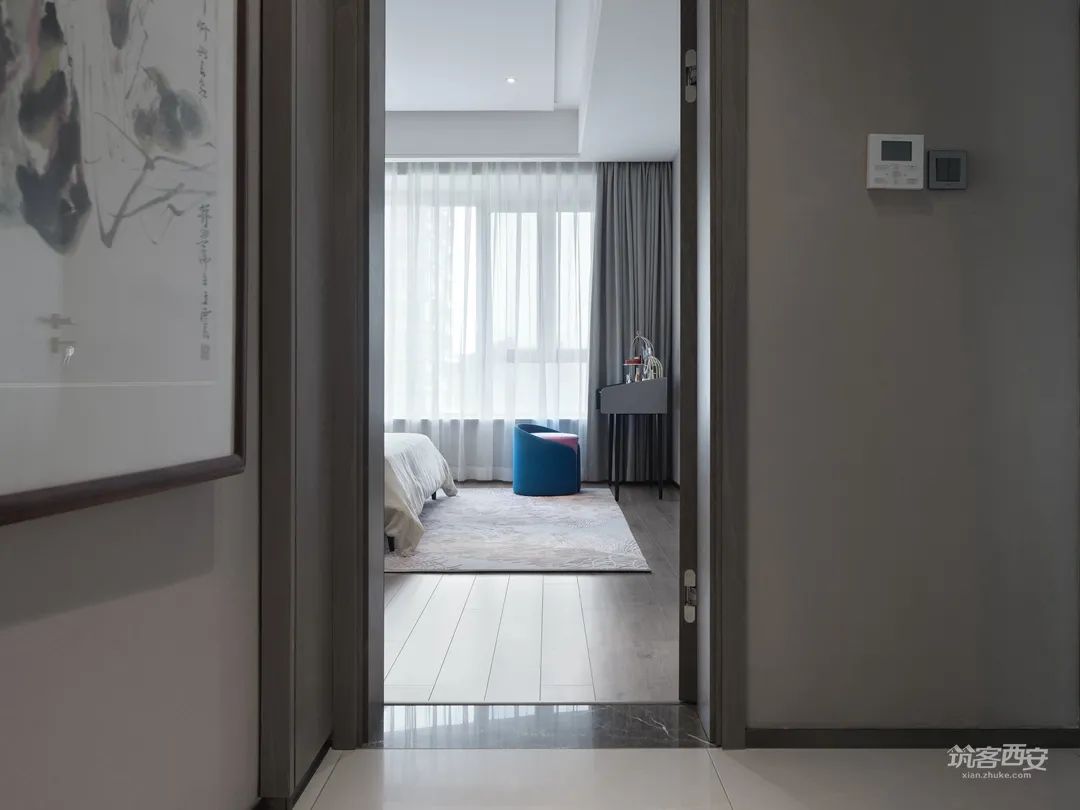 “哑”致拾光 · 现代简约大平层私宅设计丨中国西安丨陈辉设计-30