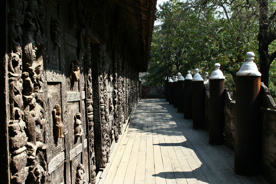 Shwenandaw 柚木寺院丨缅甸-20