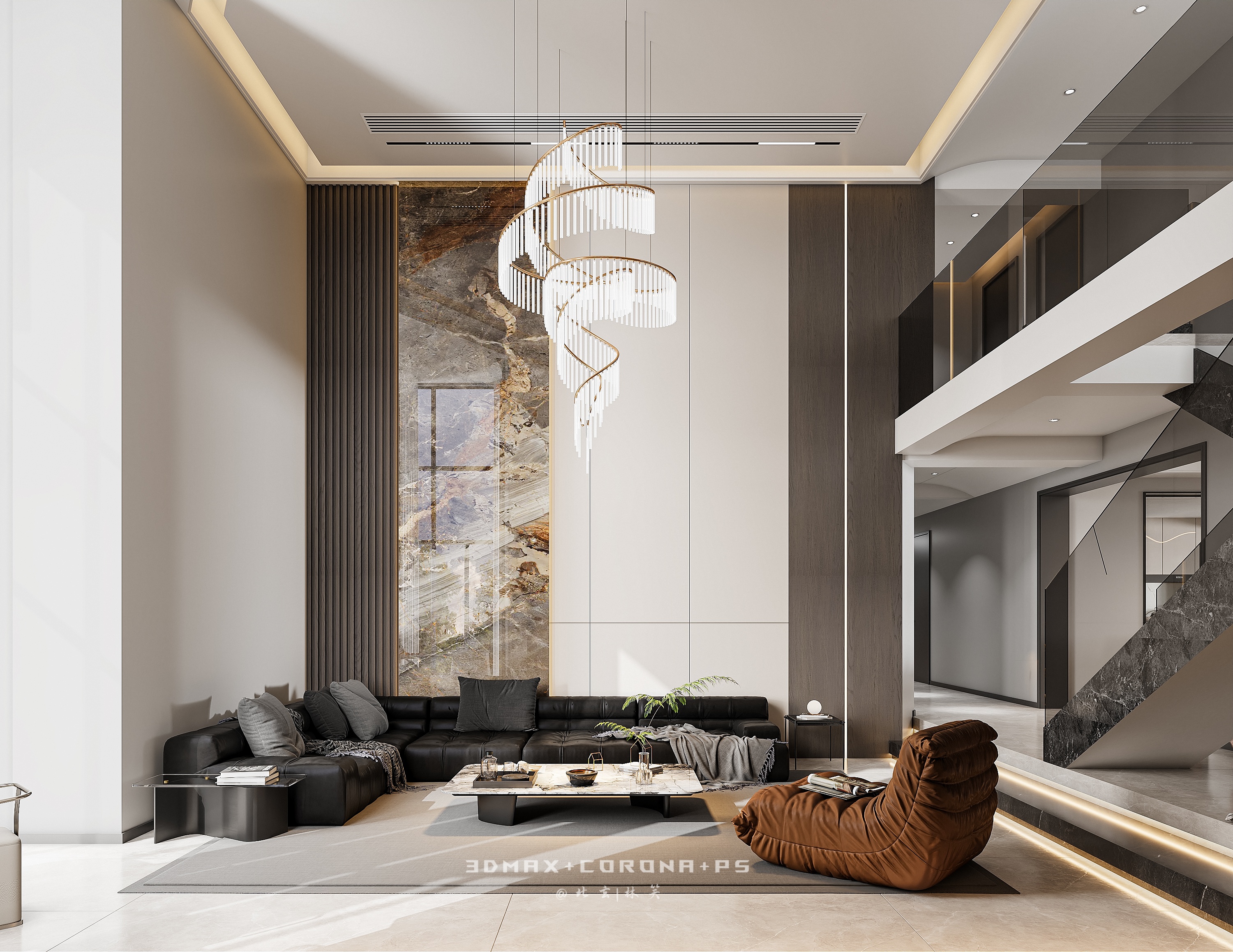 以简驭繁，勾勒现代墅居的高级质感-4