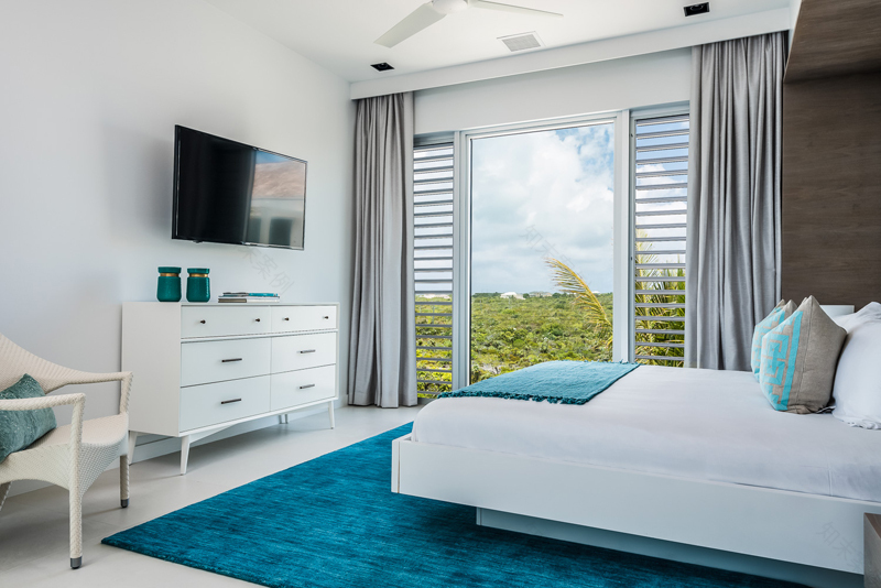 Luxury oceanfront home Villa Helios created by Long Bay Beach Club to complement turquoise views 长湾泳滩俱乐部建造豪华海滨别墅Helios以补充绿松石景观-7