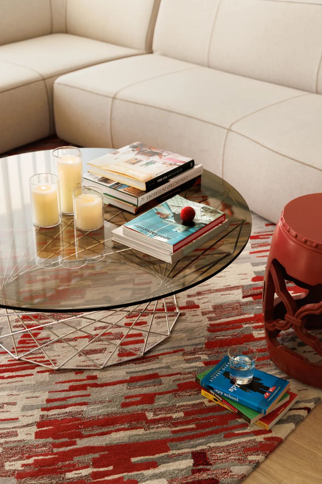 祎间设计|203㎡中鹰黑森林|时光褶皱里的功能美学-31