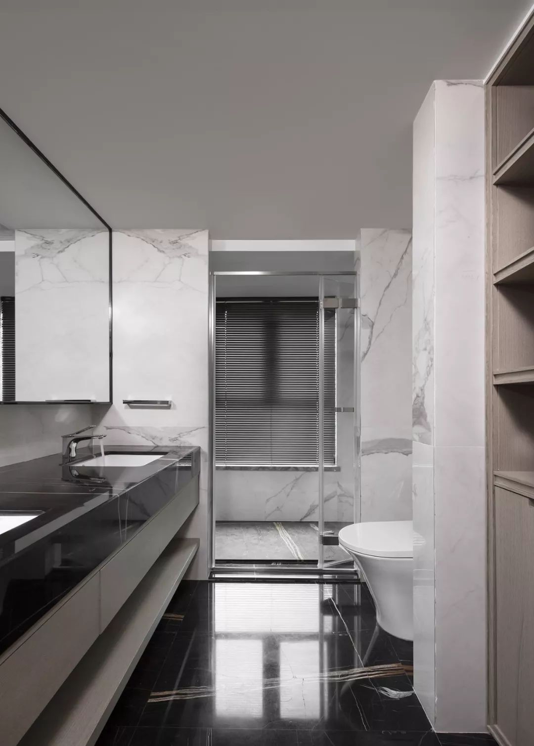 深圳天海豪景苑 C 户型东方轻奢美学住宅改造-42