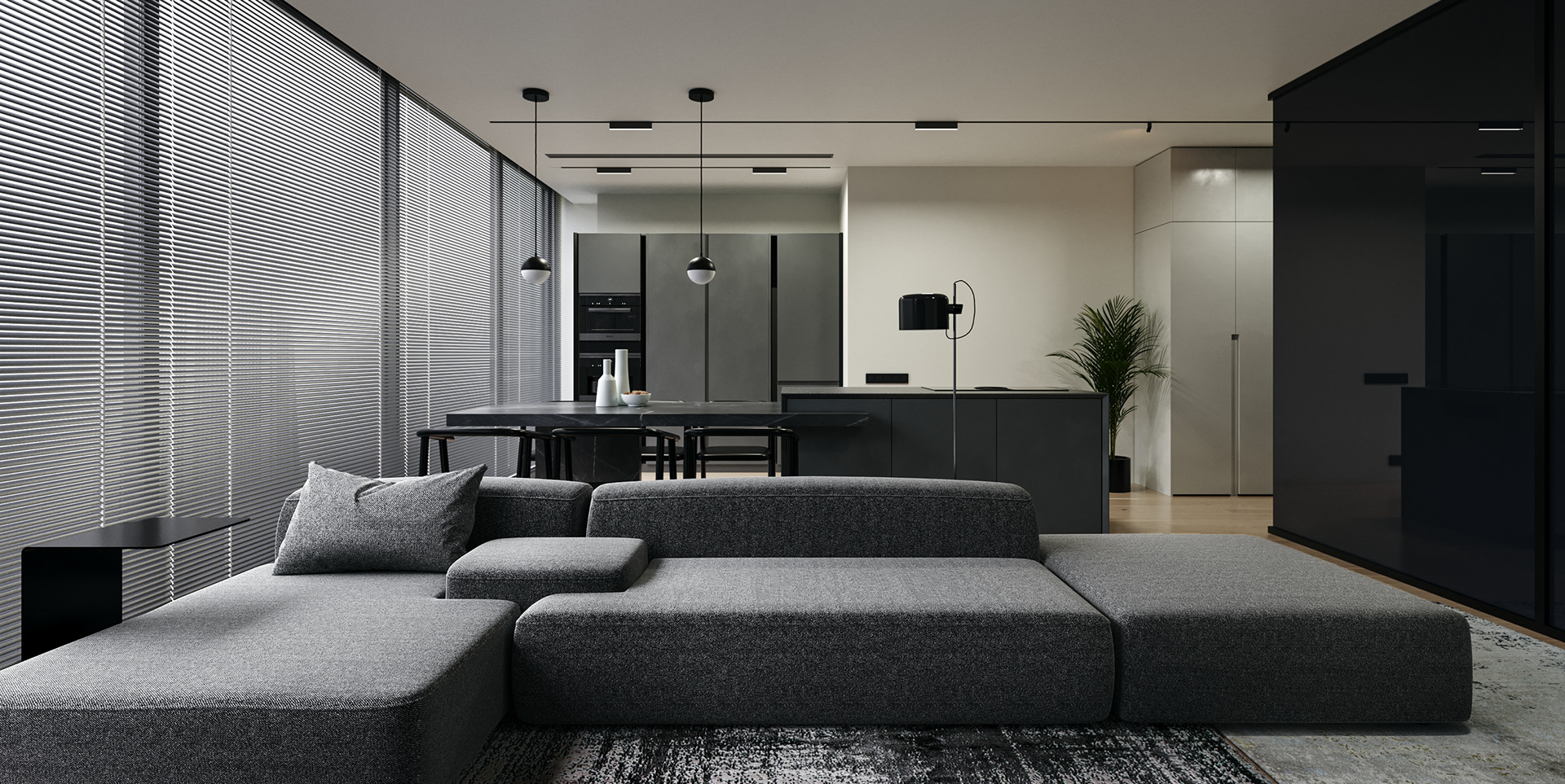 中性高级灰空间 矜持而优雅-3