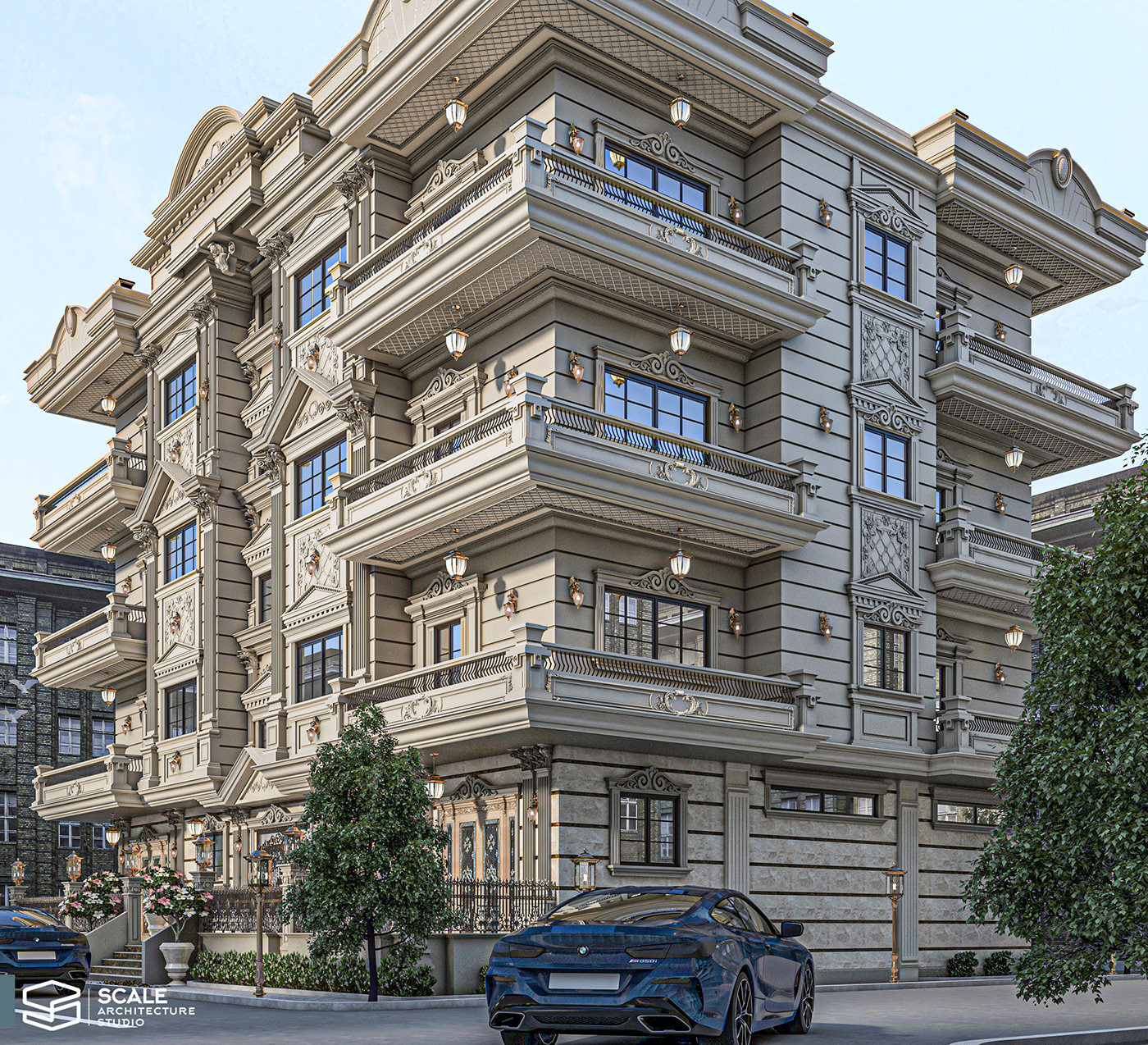 classic buliding facade design-3