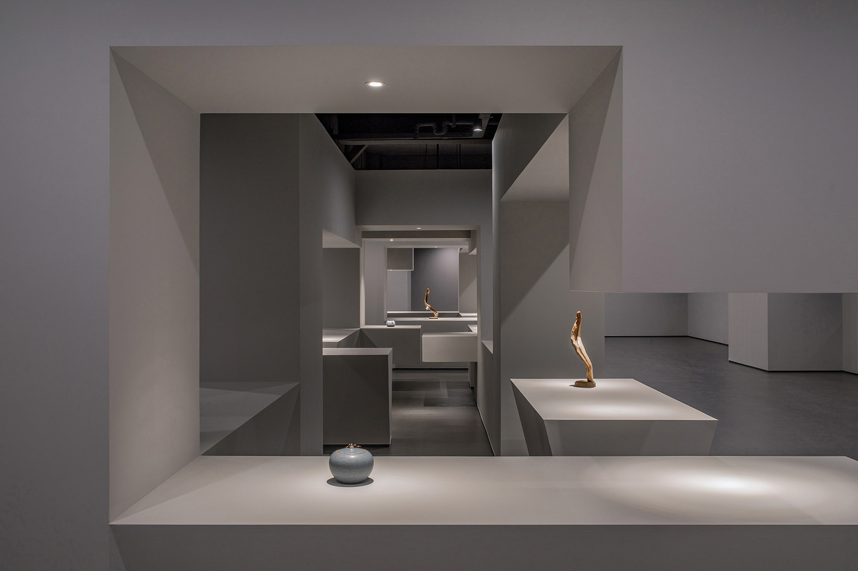 包头“折·廊”艺术中心丨蒙古丨班得建筑-13