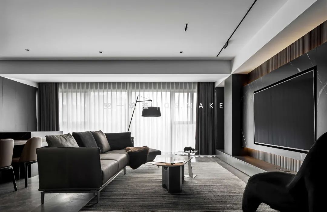 暗黑风独居空间 · 重庆融创壹号院的个性家居设计丨中国重庆丨空一筑造 | O.S.MAKE-10