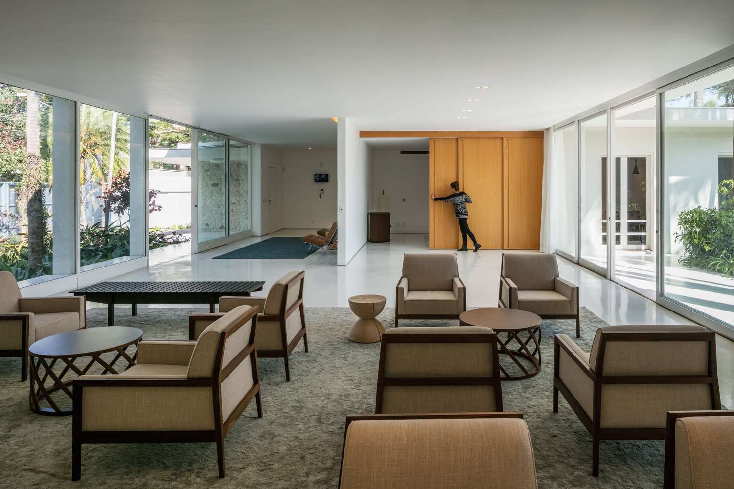 巴西 Campo Belo Residence 现代主义风格翻新-37