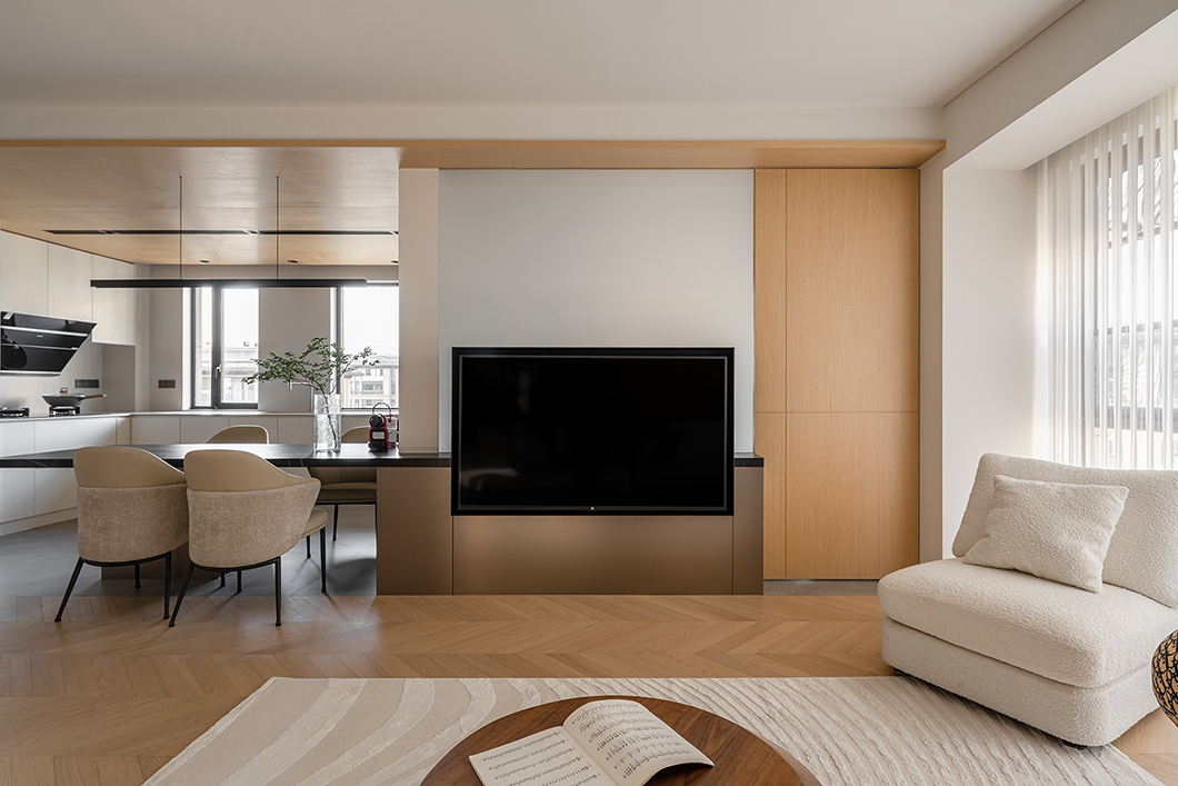 暖色原木风 · 义乌蒲荷花苑住宅设计-10