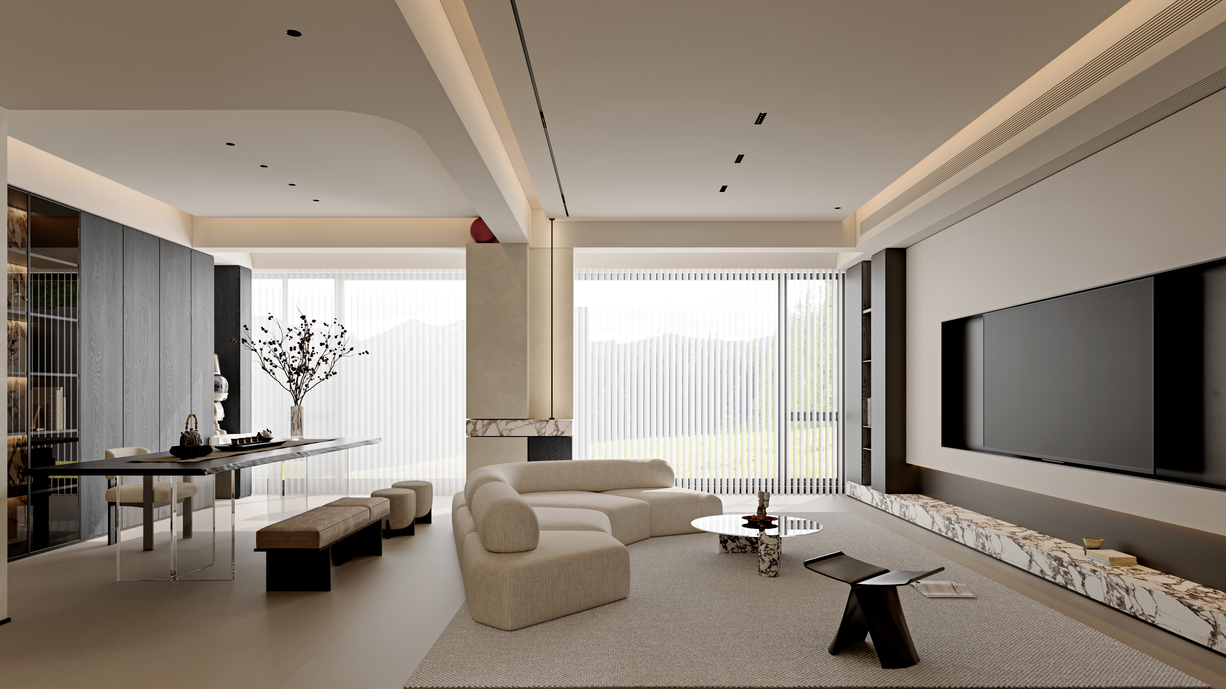 挑空别墅丨晫易视觉-88