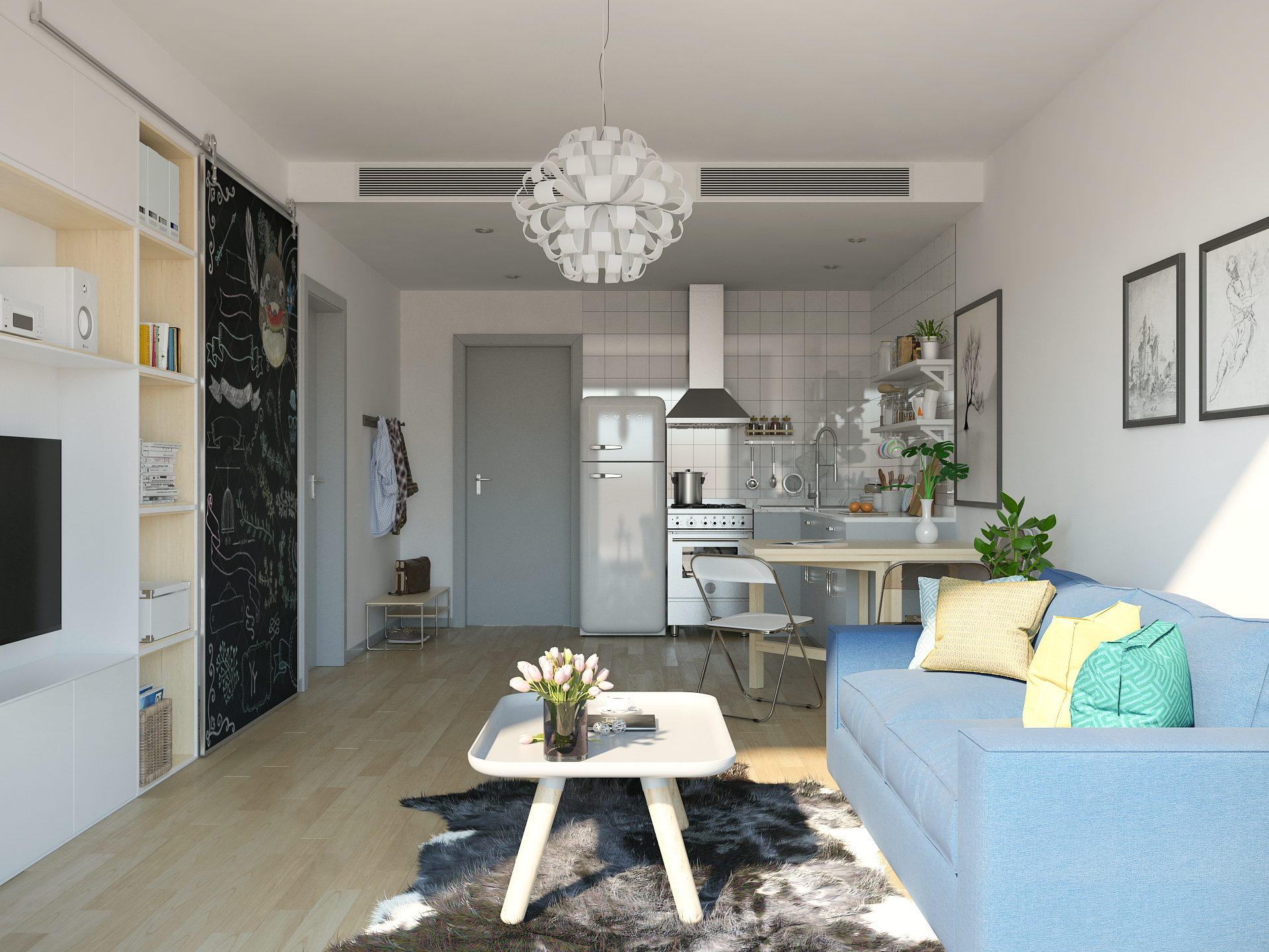 迷你单身公寓设计案例解析-6