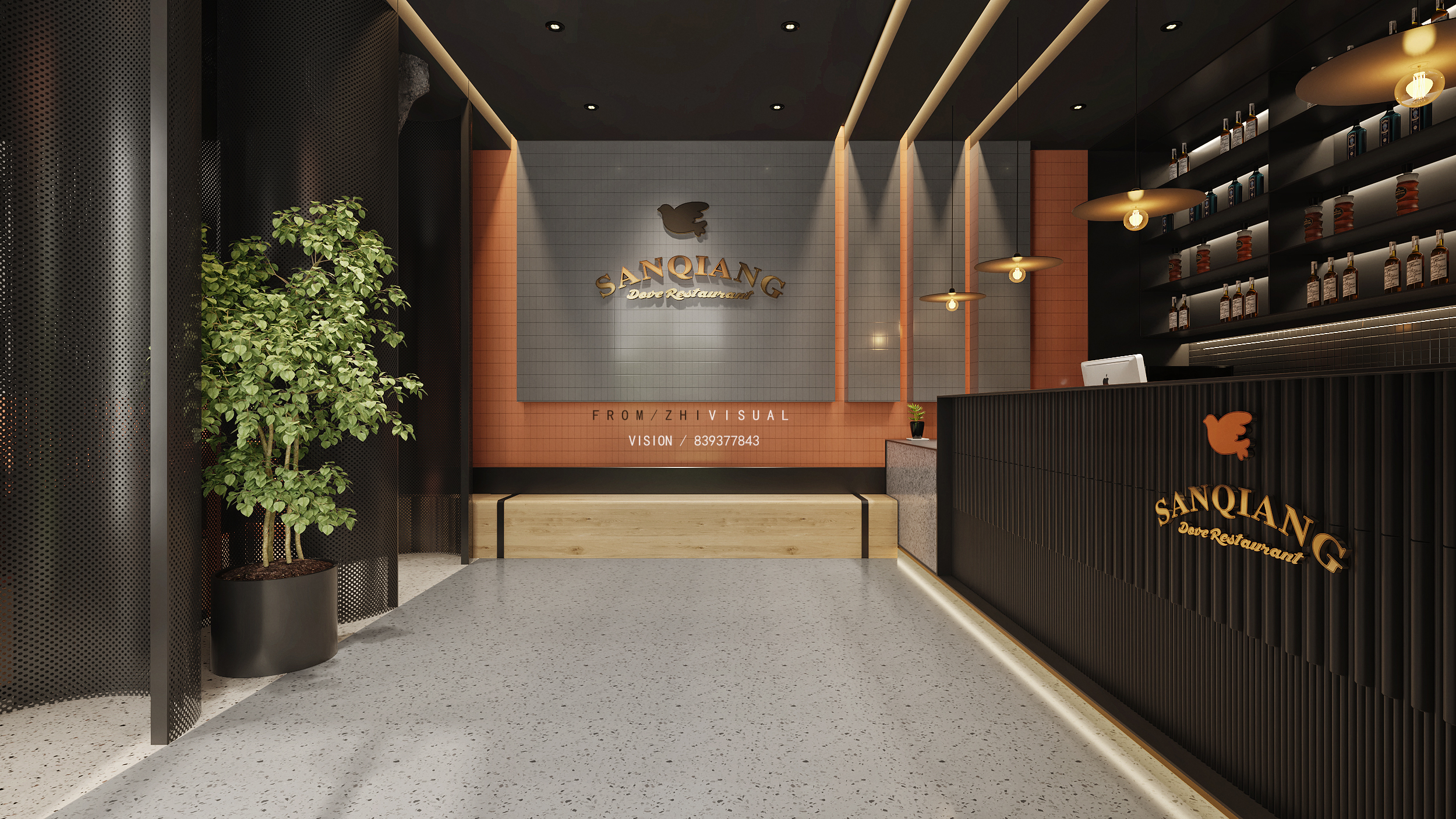 餐饮店效果表现-1