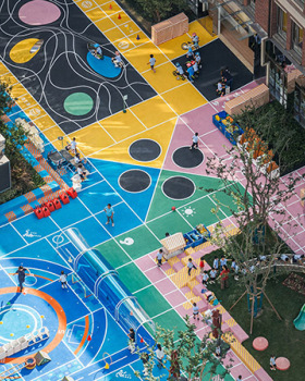 飞行棋幼儿园（上海市徐汇区科技幼儿园文定园景观提升）丨中国上海丨VIA维亚景观