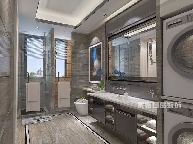 【东易设计】王文杰作品 • 大华观止500㎡港式轻奢风别墅-43