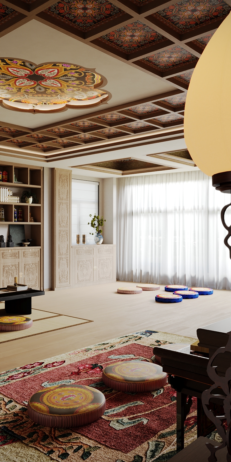 藏传佛堂新案丨JS见山设计-7