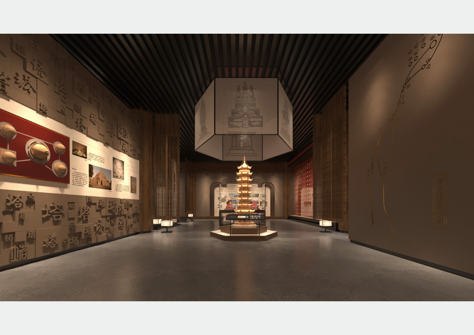 甘肃《金塔县博物馆》深化设计方案丨中国甘肃丨柒虹宇,郭翔-85