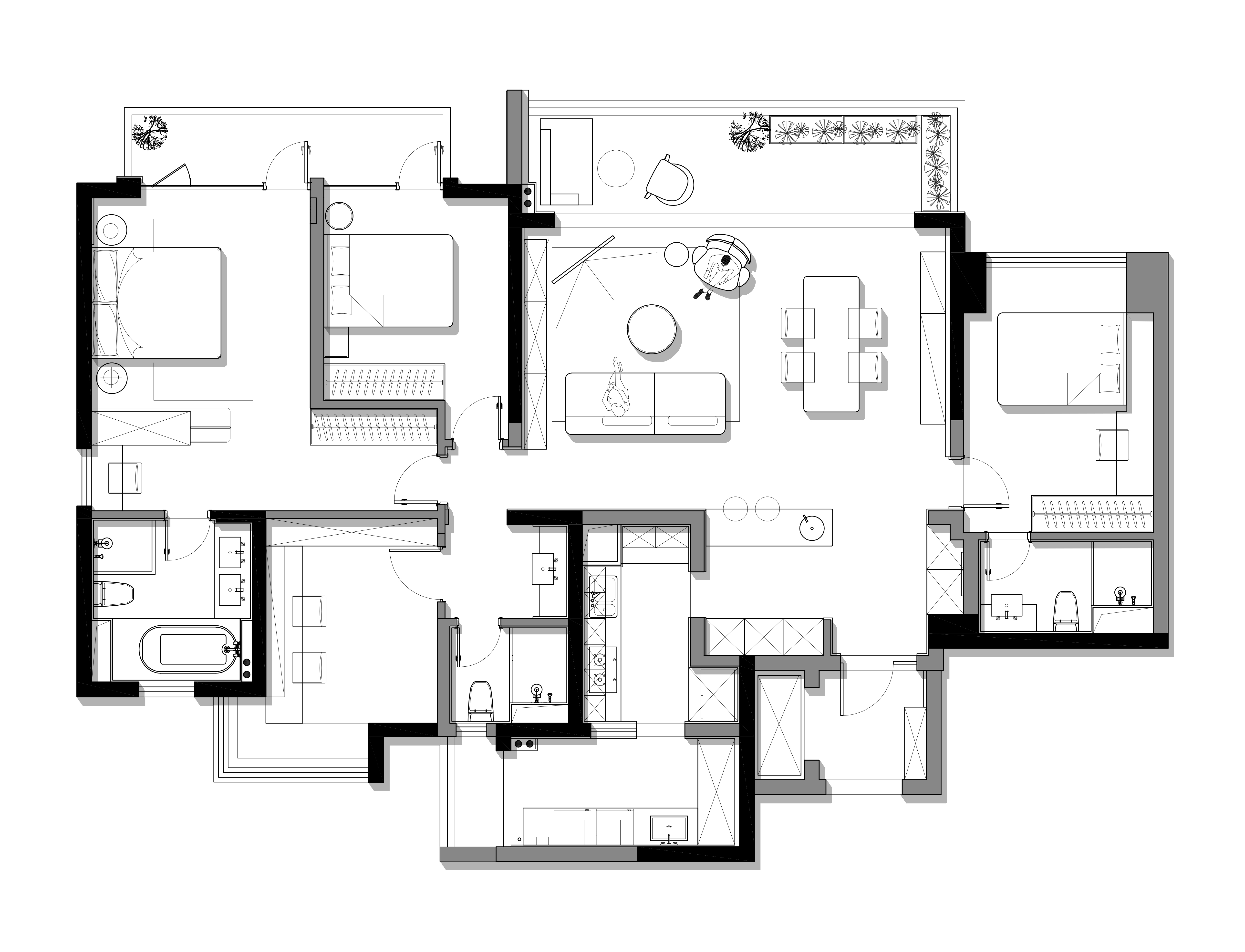 《山苔》175㎡精装改造 · 宏福樘实景丨中国成都-46