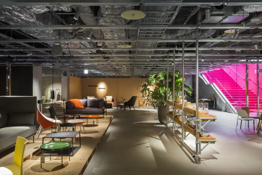 东京 HAY 旗舰店 | 灵活可变的家具系统空间-14