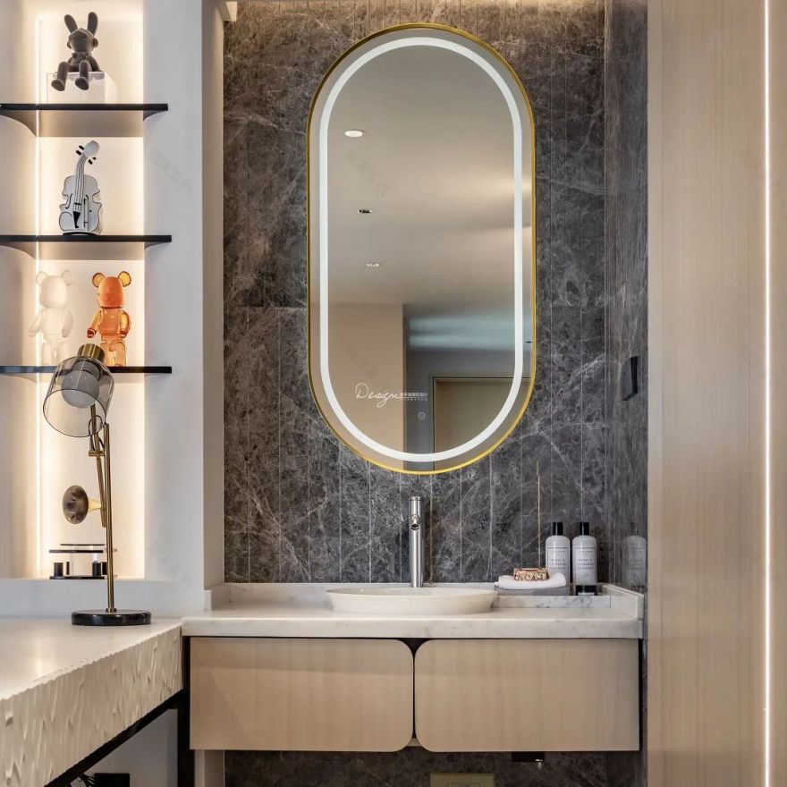 昆明玺珑湾现代轻奢样板房丨中国昆明丨紫苹果国际设计-12