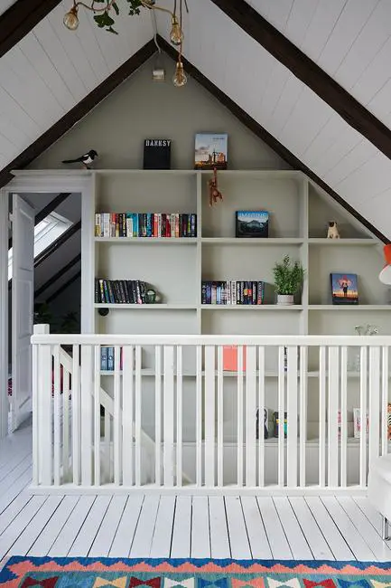 瑞典 1929 年老建筑里的魅力砖墙复式公寓-11