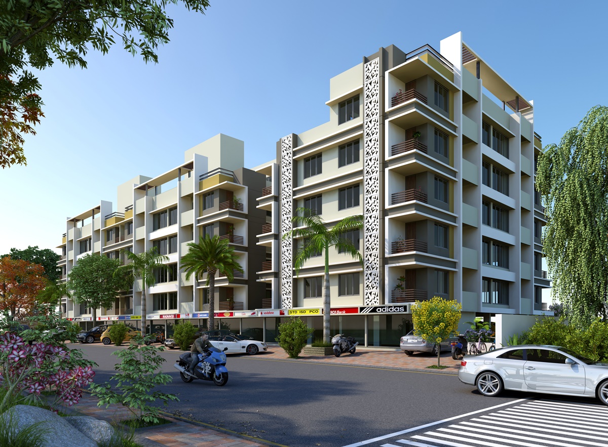 3D 建筑设计师打造的多功能商业空间-69