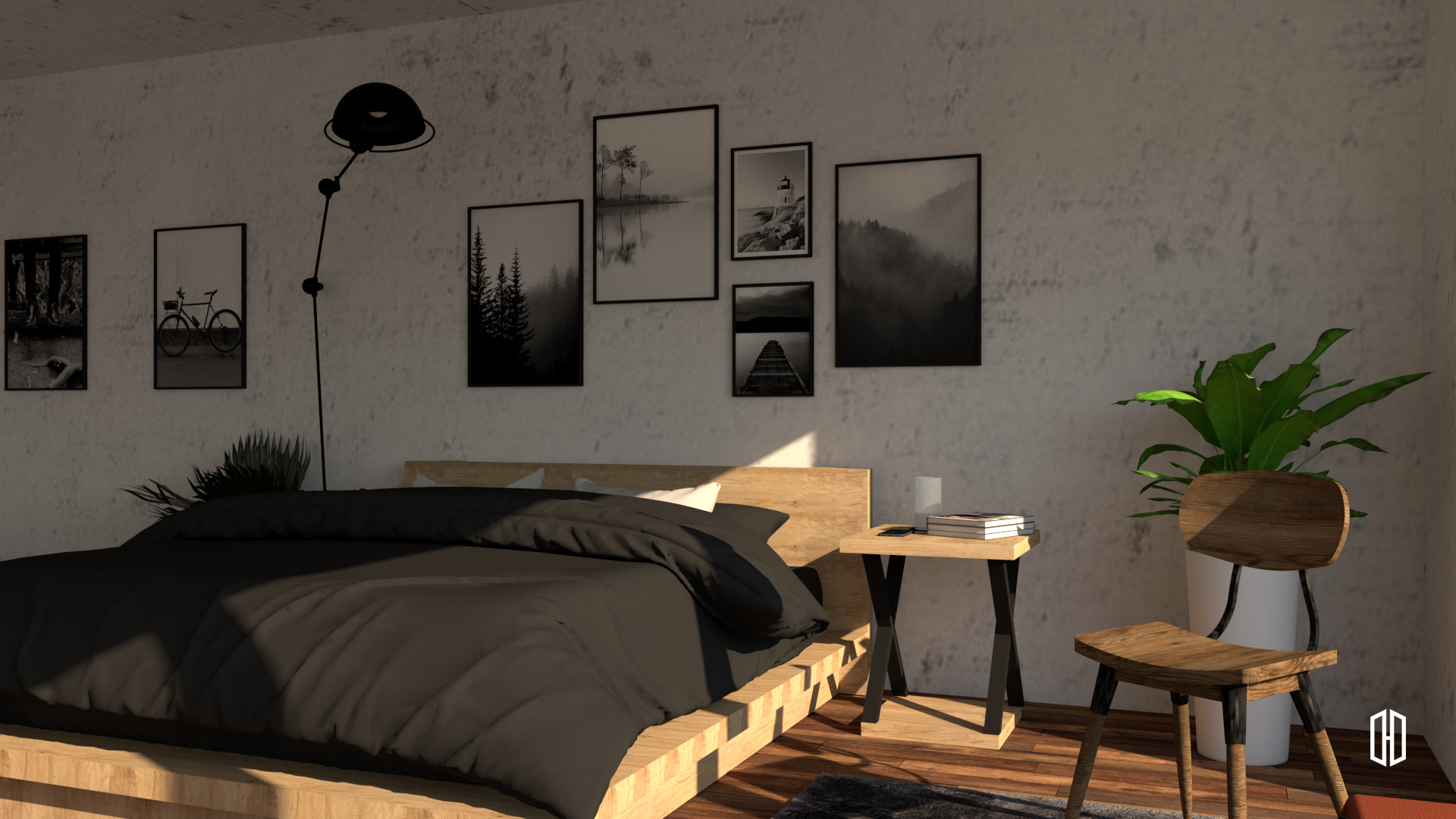 阁楼公寓卧室丨Mira Rachma  Titik Hilang Design-9