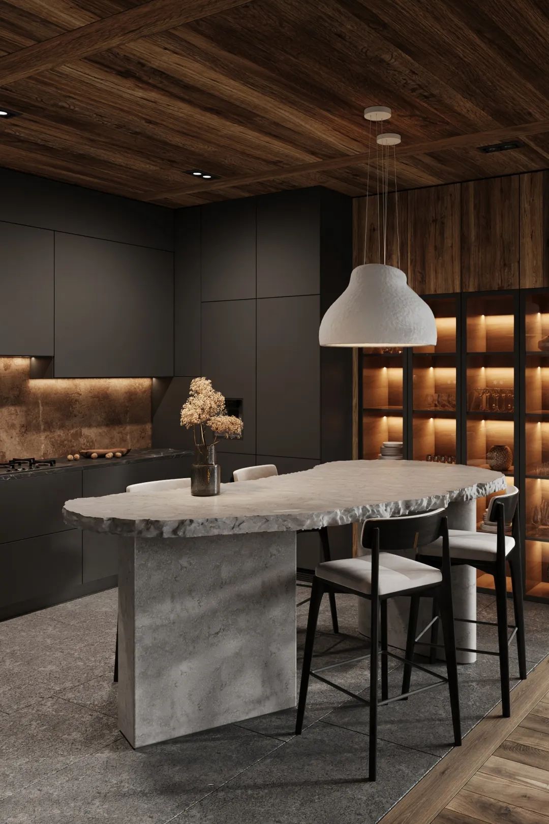 香港大禾设计 | 返璞归真，大自然中的住宅-34