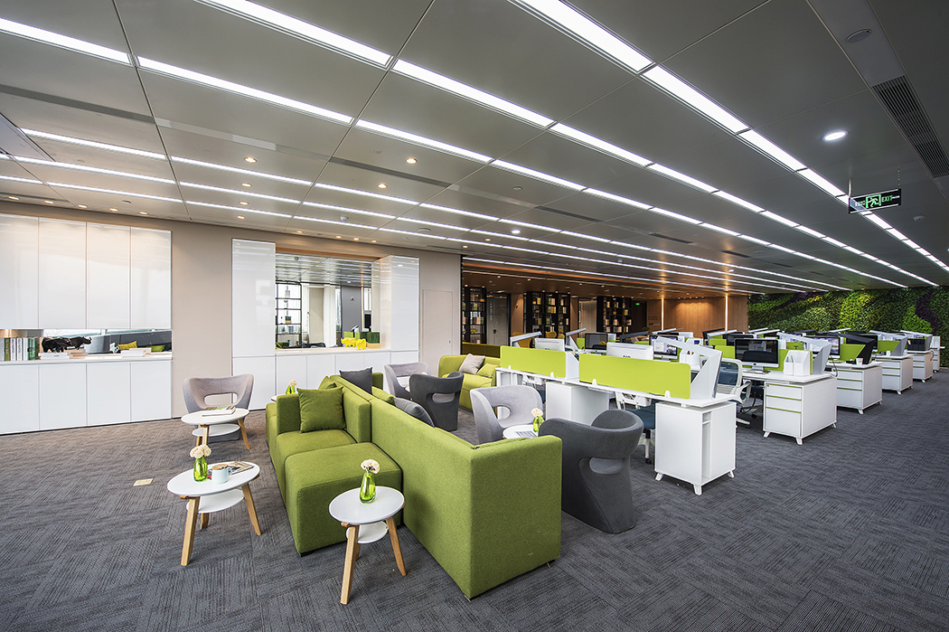 香榭蒂新作丨自然平衡，知识共享时代的智慧办公空间 — 济南绿地国金中心-17