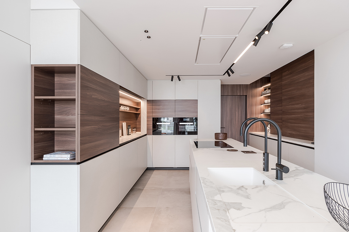 豪华厨房整体翻新项目丨室内建筑师Alexander Hugelier-15