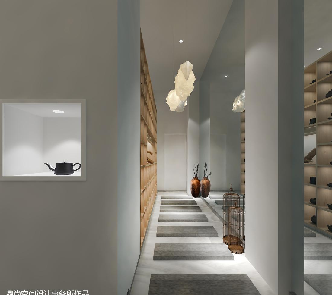 茶砂壶展厅 | 现代简约中式之美-20