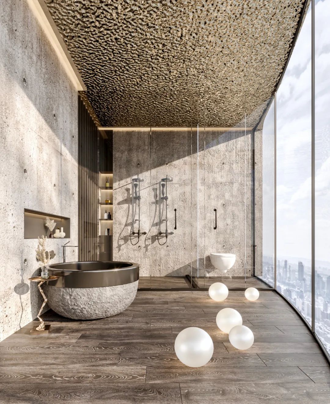 上海 1200㎡大平层,现代与自然完美结合-58