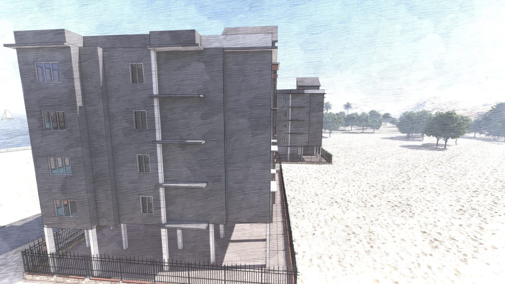 Revit Design Building House-5