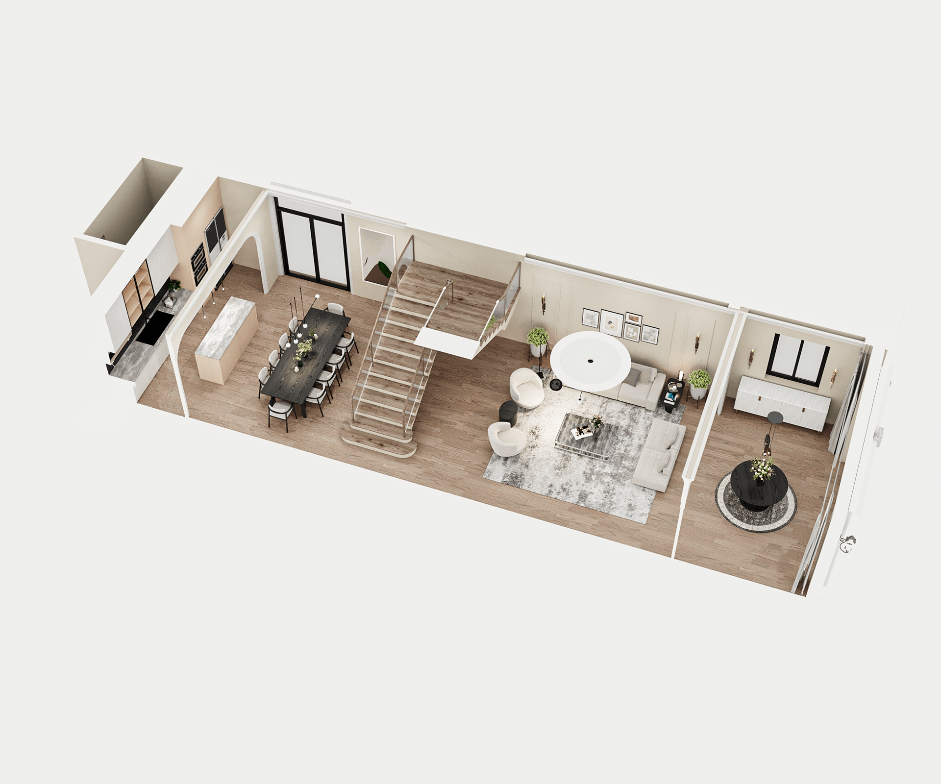 米色房子 / 浅褐色房子丨越南丨Ciosce Nguyen-13