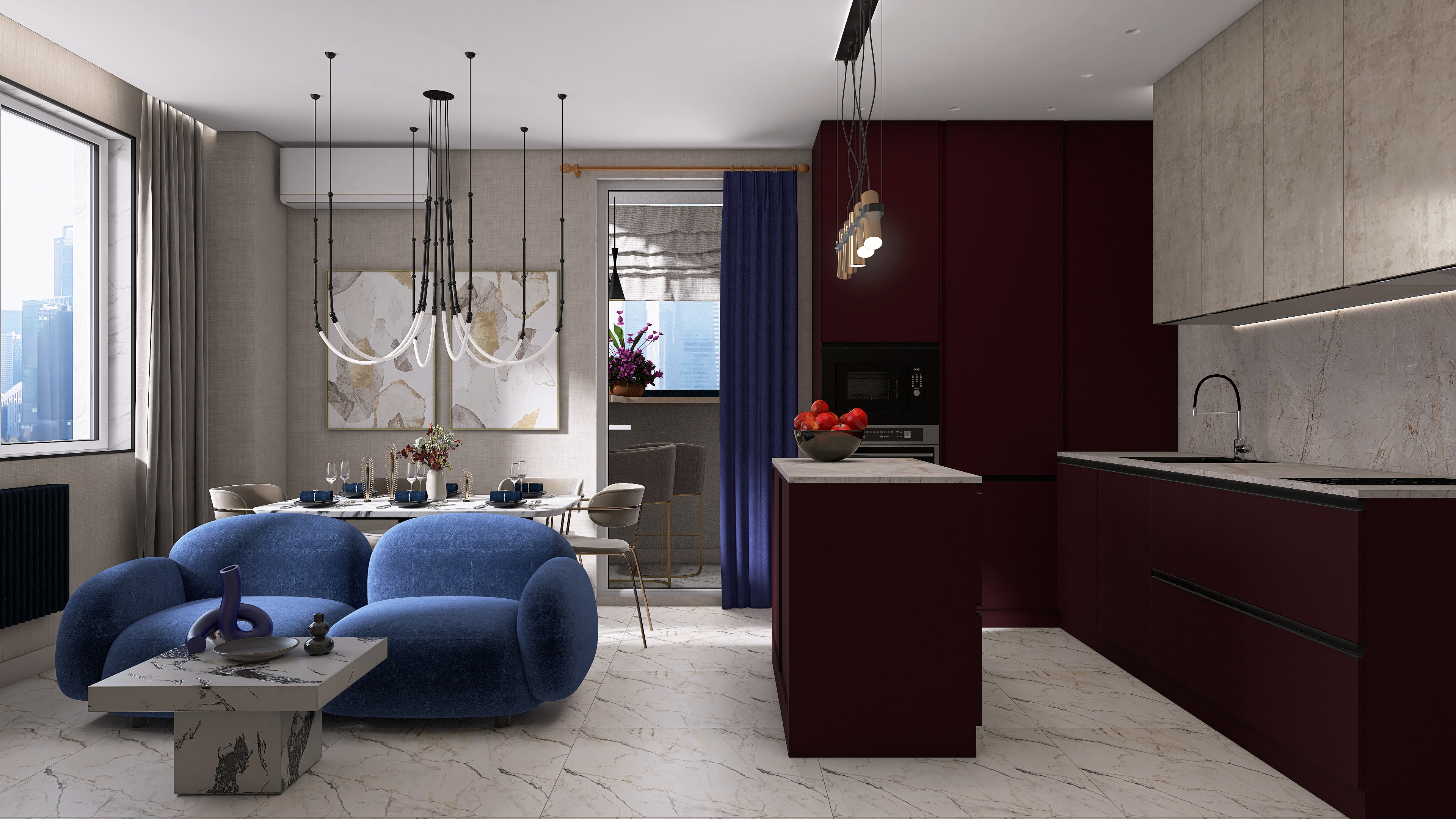 дизайн проект комарова 92 м.-1