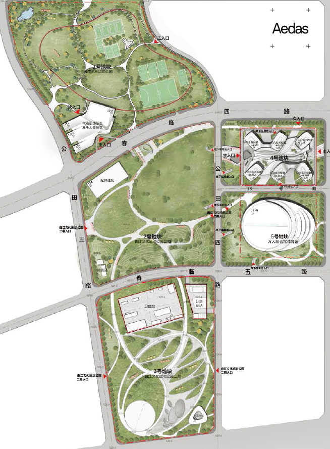 曲江竞技中心丨中国西安丨Aedas-45