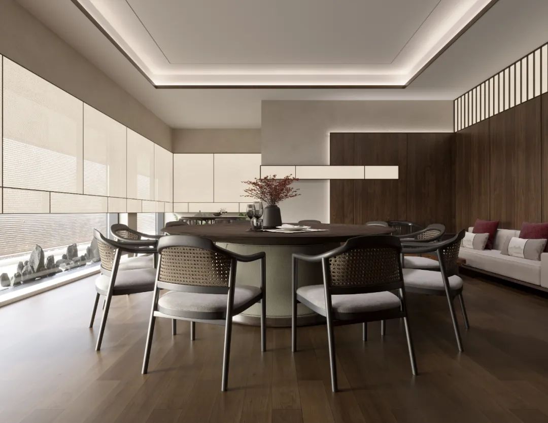 鹤隐秋林新作 丨 南京巧庆楼茶膳餐厅，“禅茶之味，风雅之美”-52