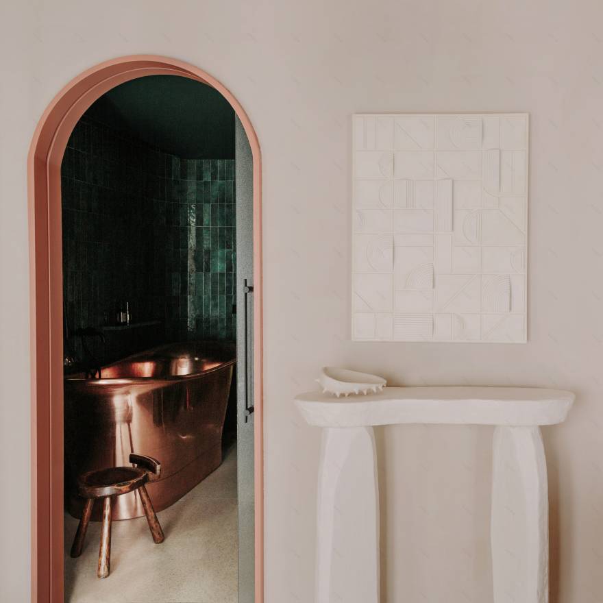 曲线之美 | 巴塞罗那 60 平米海滨风格公寓设计-0