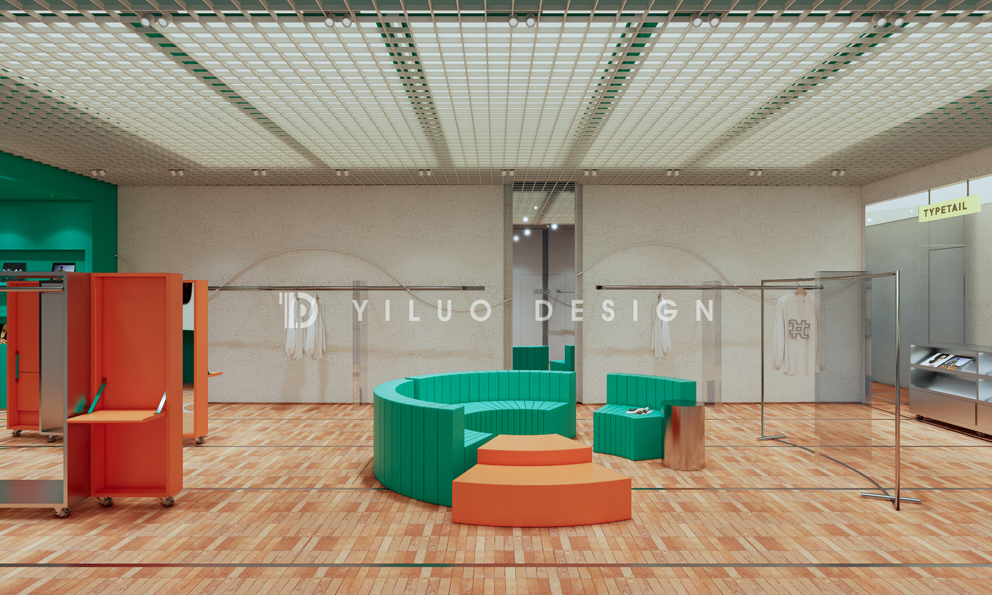 杭州 TYPETAIL 服装店铺空间设计丨中国杭州丨YILUO DESIGN STUDIO-14