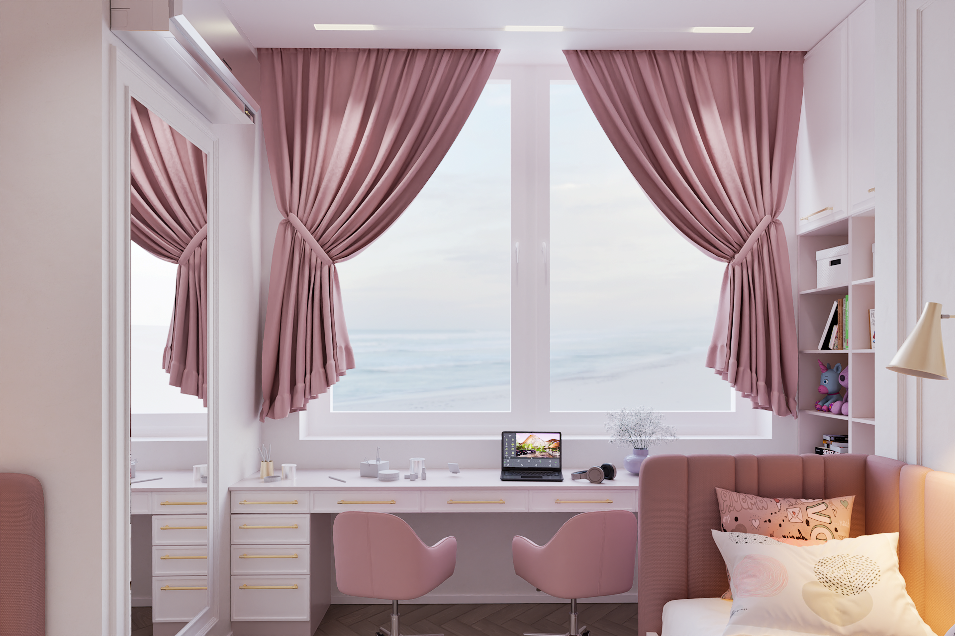 Bedroom for three girls-7