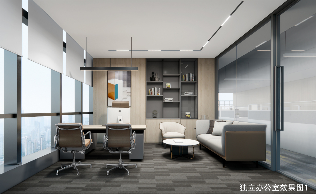 华润置地商务风办公空间设计-11