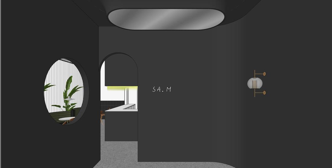 黑色魔方++ 水晶魔方·SA·M 沙龙空间设计-86