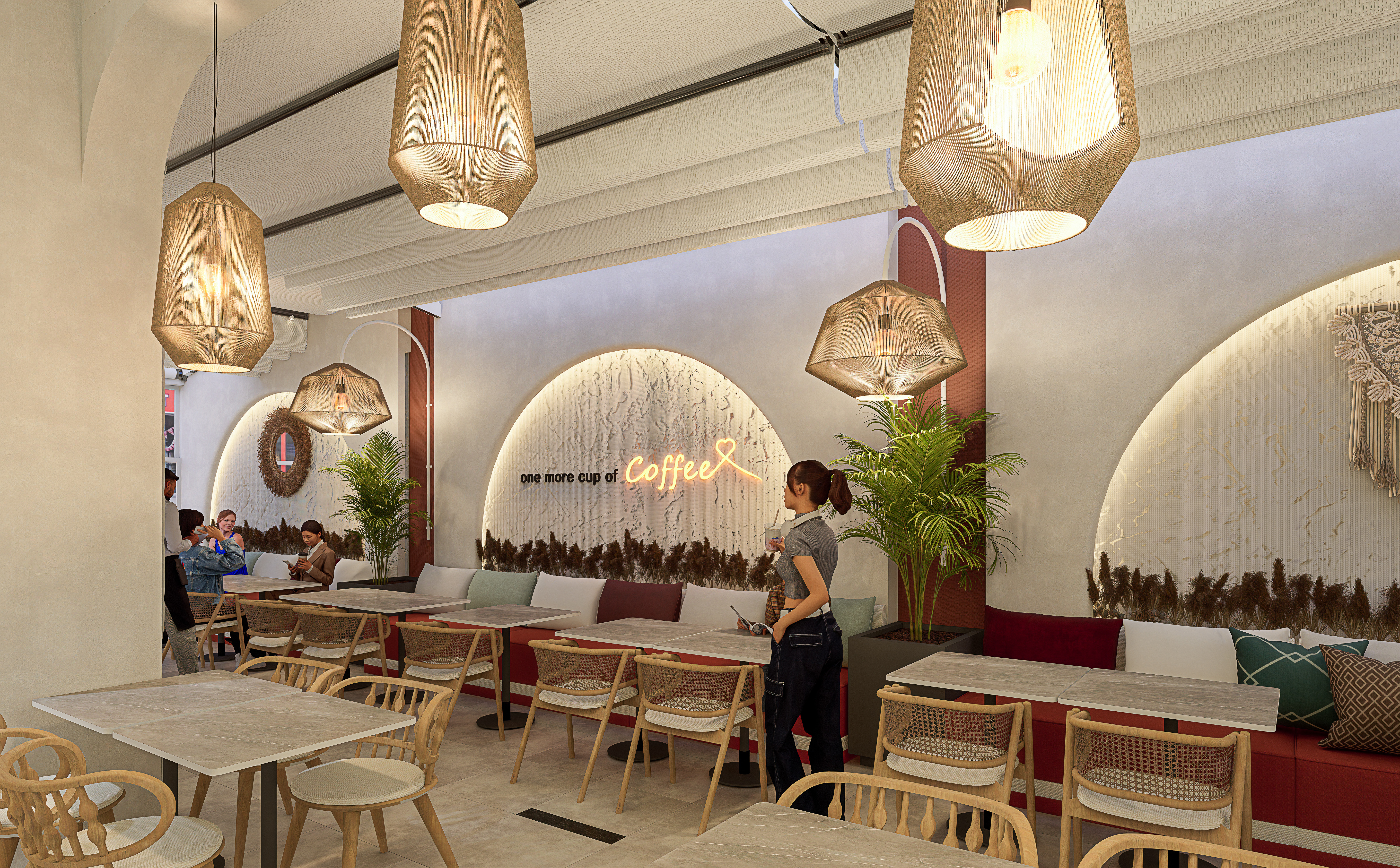 Lizbon Cafe İnterior design-9