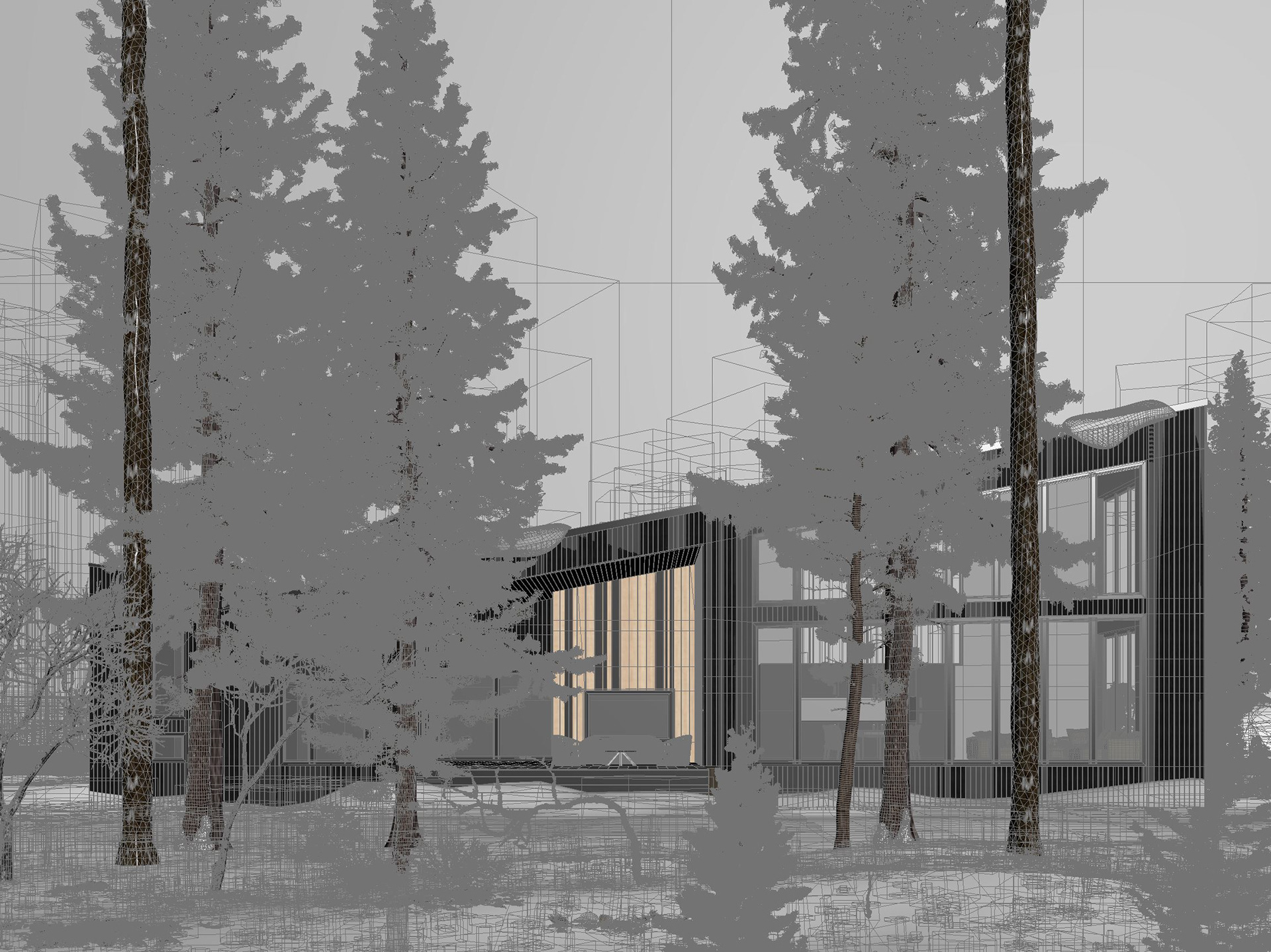 Zimowa建筑外观可视化-5